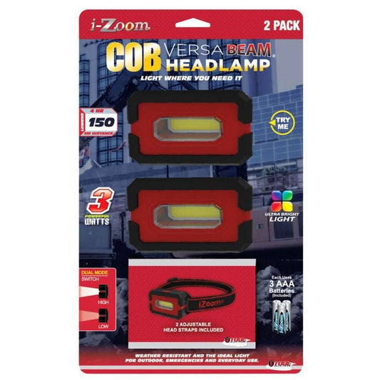 HEAD LAMP 2 PK 150LM - Tool Town USA