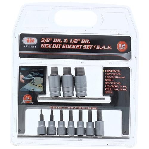 HEX BIT, 12PC BIG SAE - Tool Town USA