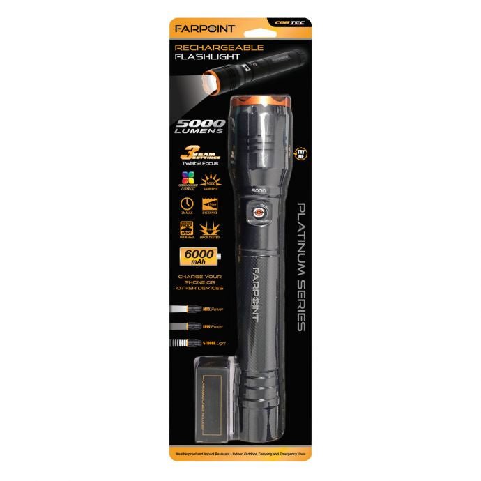 LIGHT, 5000LM RECHARGEABLE - Tool Town USA