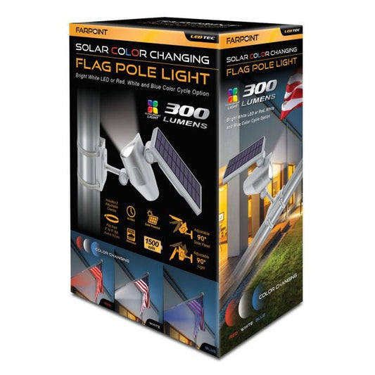 LIGHT, FLAG POLE SILVER - Tool Town USA