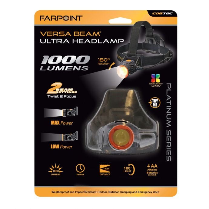 LIGHT, HEAD 1000LM ADJ - Tool Town USA