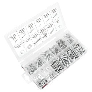 NUTS AND BOLTS ASSORTMENT MM 347 PC - Tool Town USA
