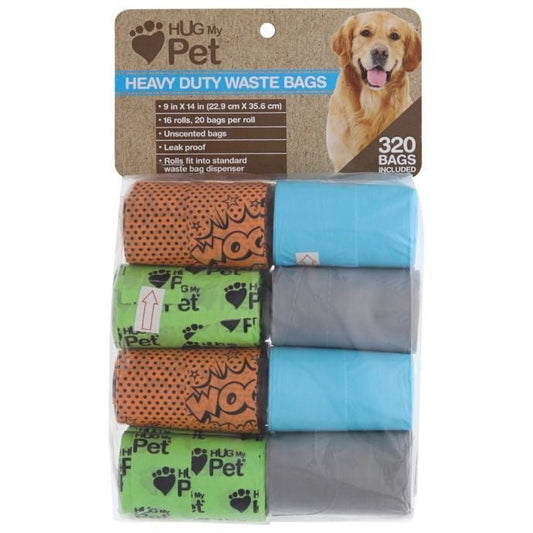 PET WASTE BAGS, 320 BAGS - Tool Town USA