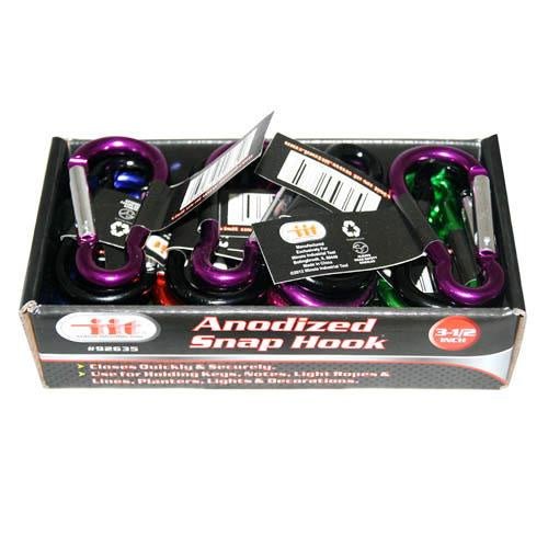 SNAP HOOK, 3.5" ANODIZED - Tool Town USA