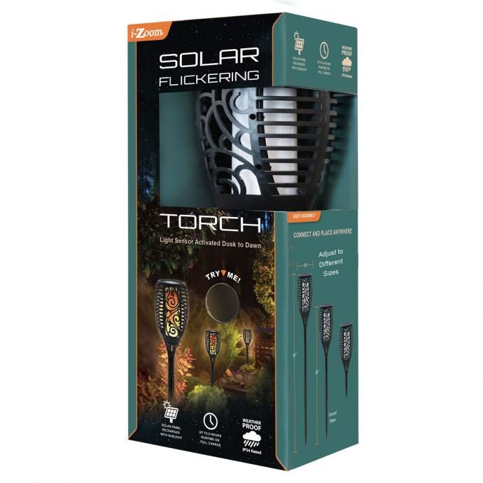 SOLAR FLICKERING TORCH - Tool Town USA