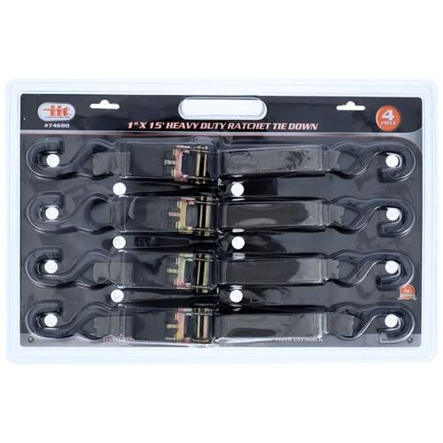 TIE DOWN, 4PC RATCHETING - Tool Town USA