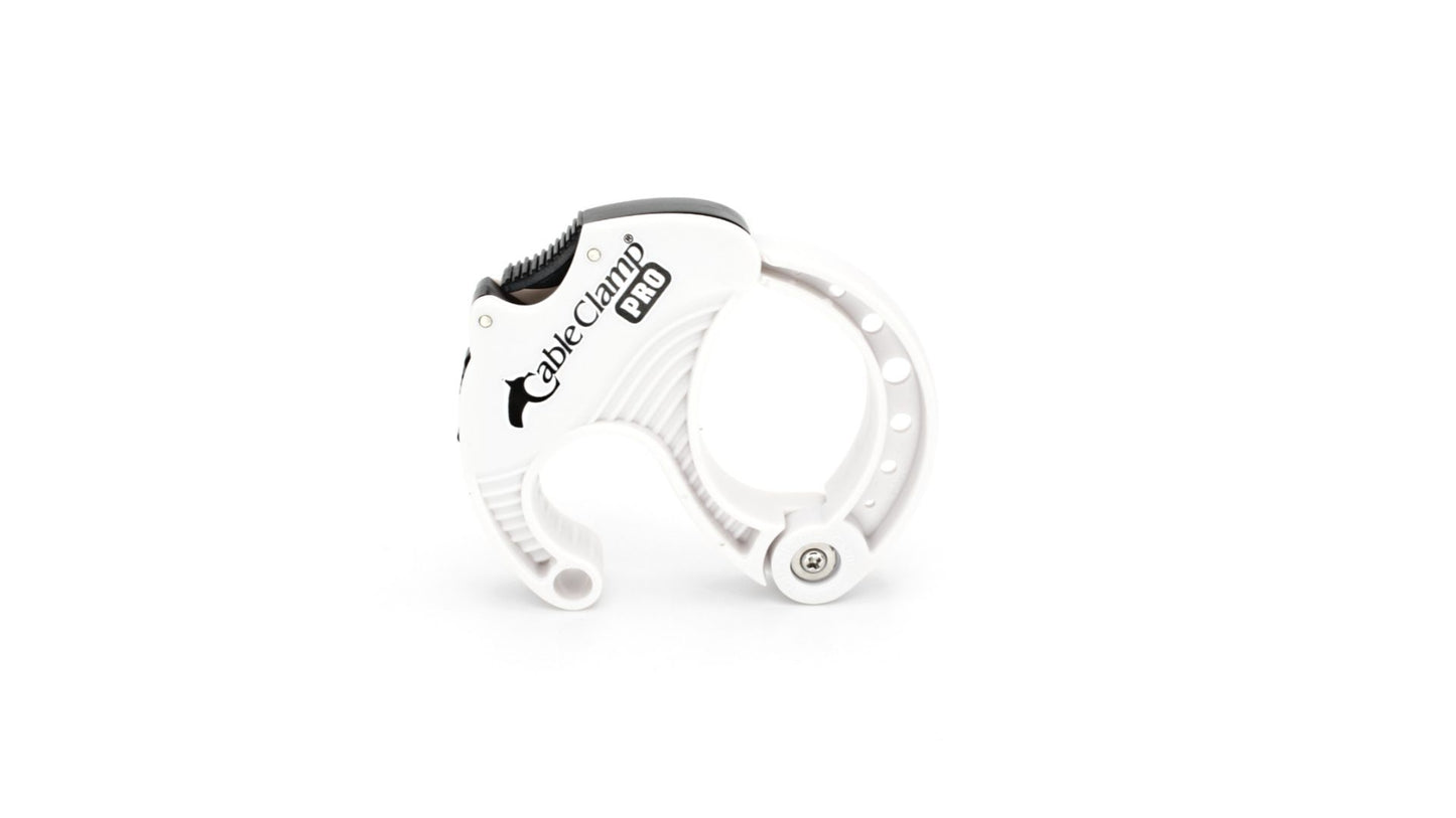 CABLE CLAMP, MED WHITE